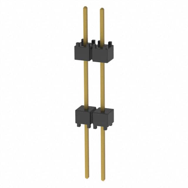EW-02-12-G-S-500 CONN HDR 2POS 0.1 STACK T/H GOLD