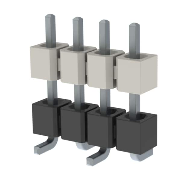HW-04-17-T-S-300-SM CONN HDR 4POS 0.1 STACK SMD TIN