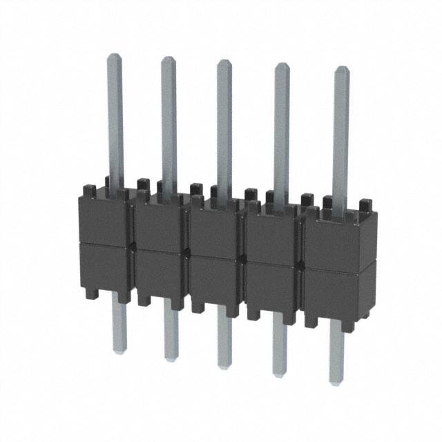 DW-05-08-T-S-200 CONN HDR 5POS 0.1 STACK T/H TIN