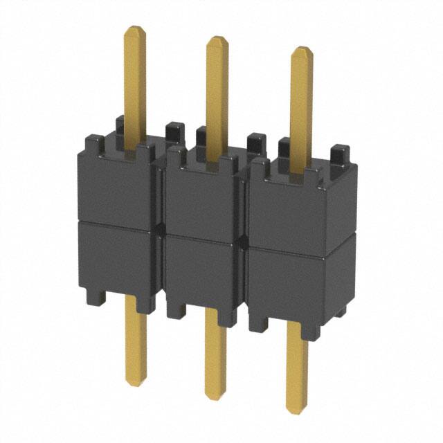 DW-03-07-G-S-200 CONN HDR 3POS 0.1 STACK T/H GOLD
