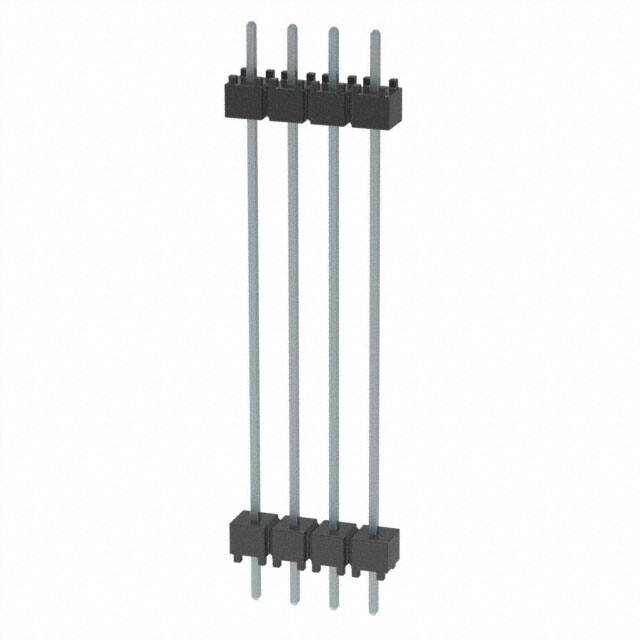DW-04-14-T-S-1200 CONN HDR 4POS 0.1 STACK T/H TIN