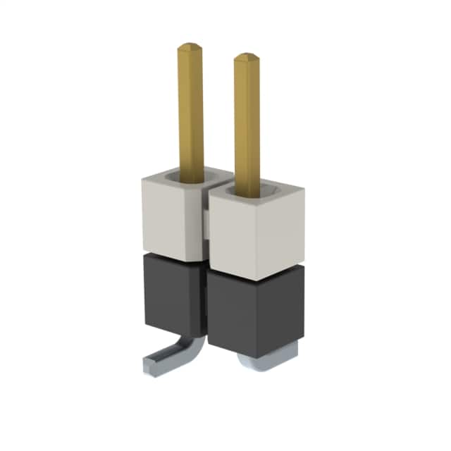 HW-02-17-L-S-250-SM CONN HDR 2POS 0.1 STACK SMD GOLD