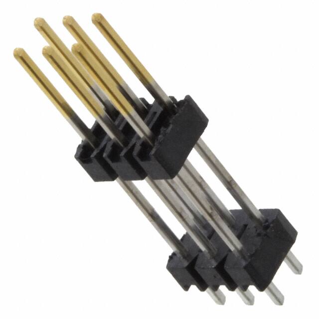 5-146494-3 CONN HDR 6POS 0.1 STACK T/H GOLD