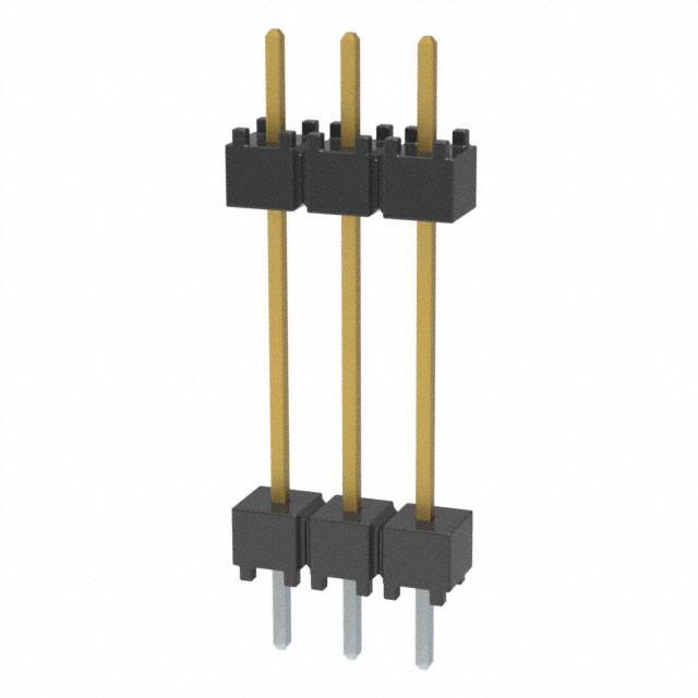 DW-03-10-F-S-600 CONN HDR 3POS 0.1 STACK T/H GOLD