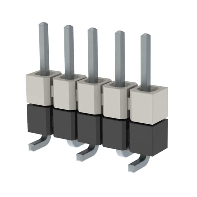 HW-05-08-TM-S-290-SM CONN HDR 5POS 0.1 STACK SMD TIN