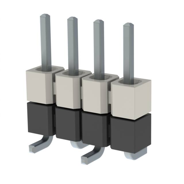 HW-04-17-TM-S-250-SM CONN HDR 4POS 0.1 STACK SMD TIN