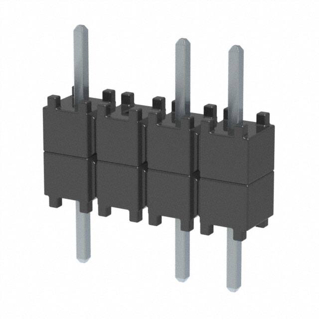 DW-04-07-T-S-200-002 CONN HDR 4POS 0.1 STACK T/H TIN