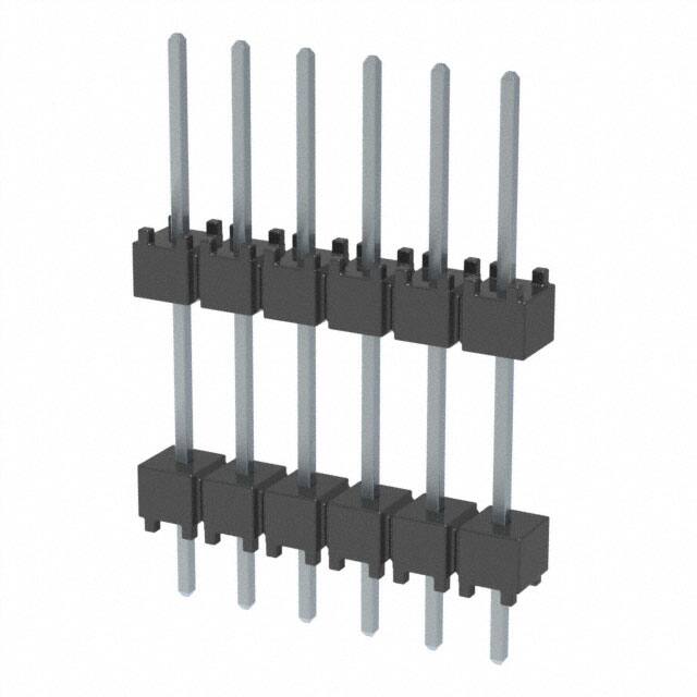 DW-06-10-T-S-450 CONN HDR 6POS 0.1 STACK T/H TIN