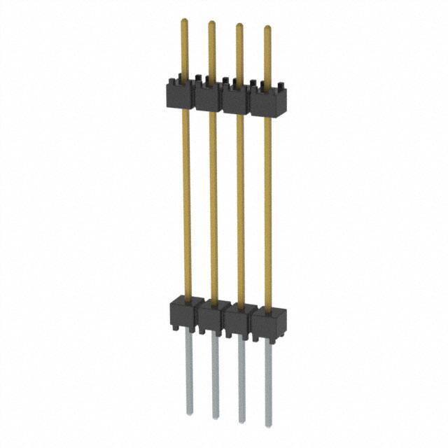 EW-04-14-L-S-900 CONN HDR 4POS 0.1 STACK T/H GOLD