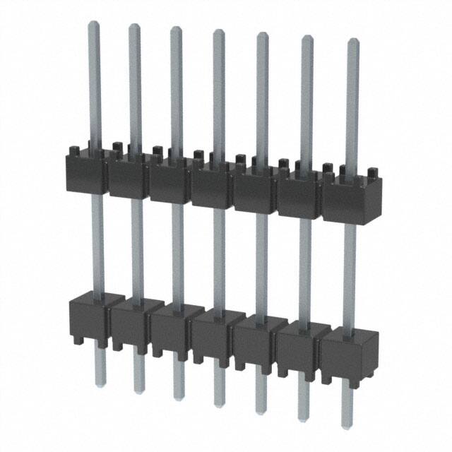 DW-07-10-T-S-450 CONN HDR 7POS 0.1 STACK T/H TIN
