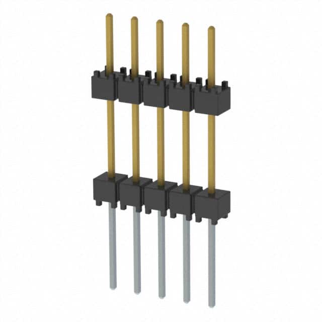 EW-05-12-L-S-500 CONN HDR 5POS 0.1 STACK T/H GOLD