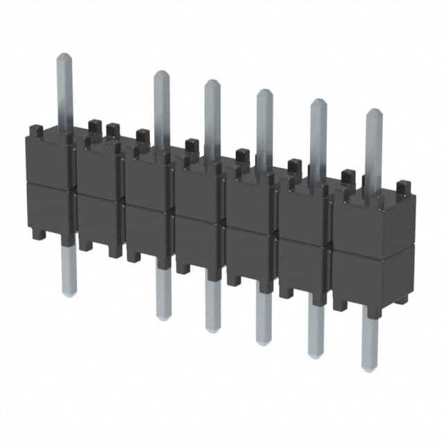 DW-07-07-T-S-200-002 CONN HDR 7POS 0.1 STACK T/H TIN
