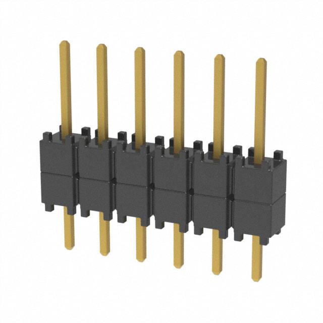 DW-06-08-G-S-200 CONN HDR 6POS 0.1 STACK T/H GOLD