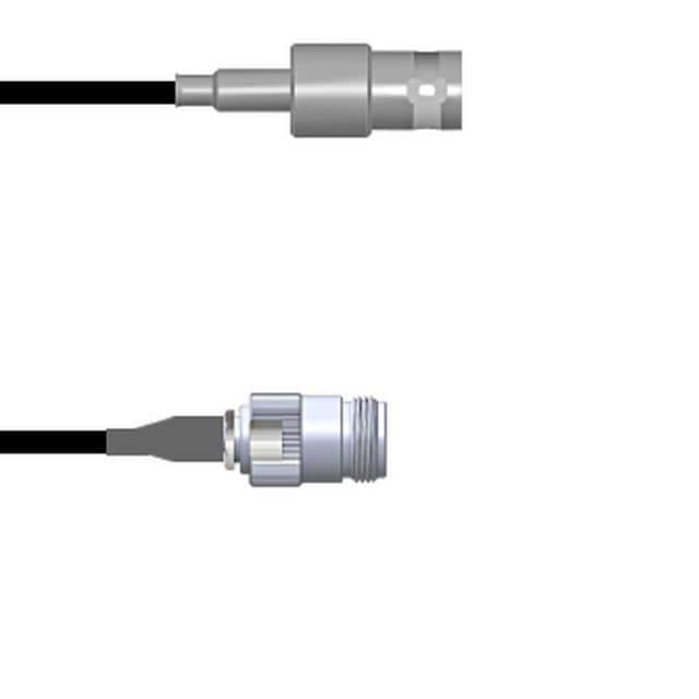 Q-030200003.25M CBL ASY BNC-N-TYP J RG174 9.843"