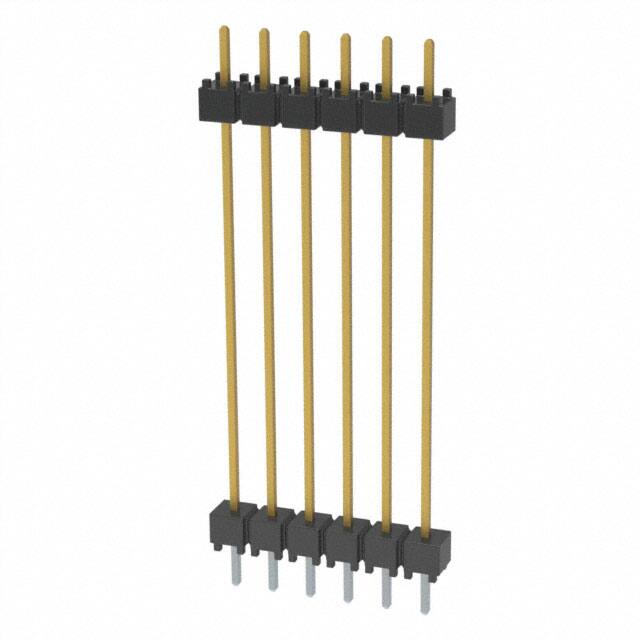 DW-06-14-L-S-1200 CONN HDR 6POS 0.1 STACK T/H GOLD