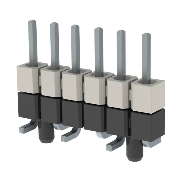 HW-06-08-T-S-250-SM-A CONN HDR 6POS 0.1 STACK SMD TIN