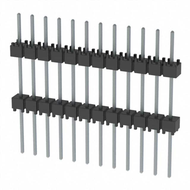EW-12-12-T-S-500 CONN HDR 12POS 0.1 STACK T/H TIN