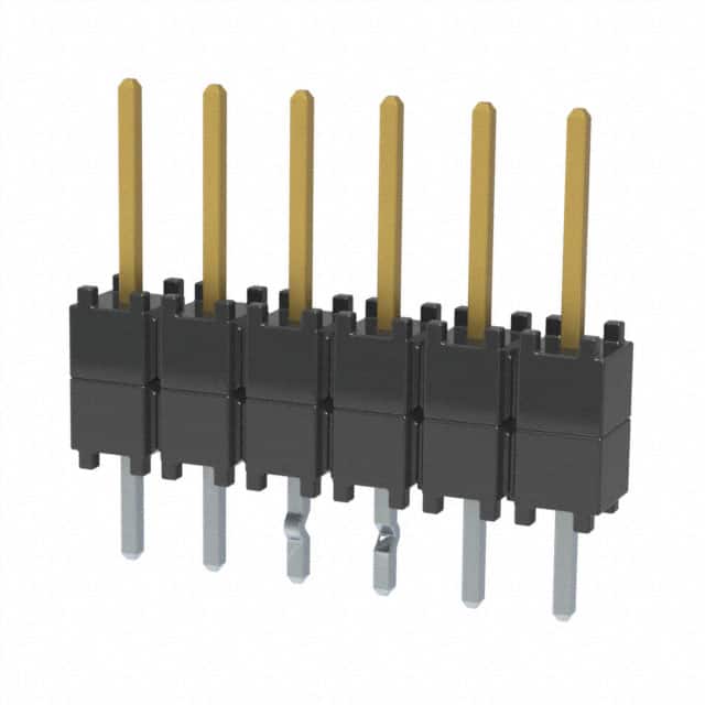 DW-06-08-S-S-200-LL CONN HDR 6POS 0.1 STACK T/H GOLD