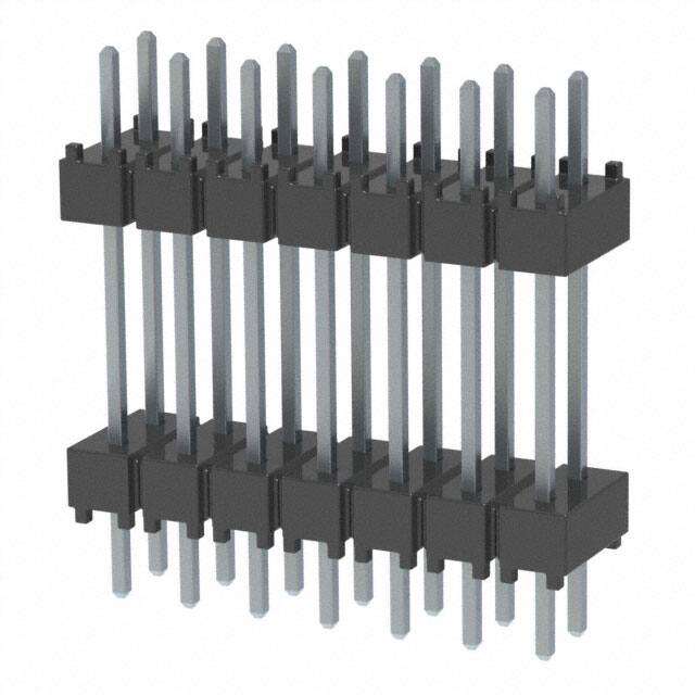 DW-07-10-T-D-500 CONN HDR 14POS 0.1 STACK T/H TIN
