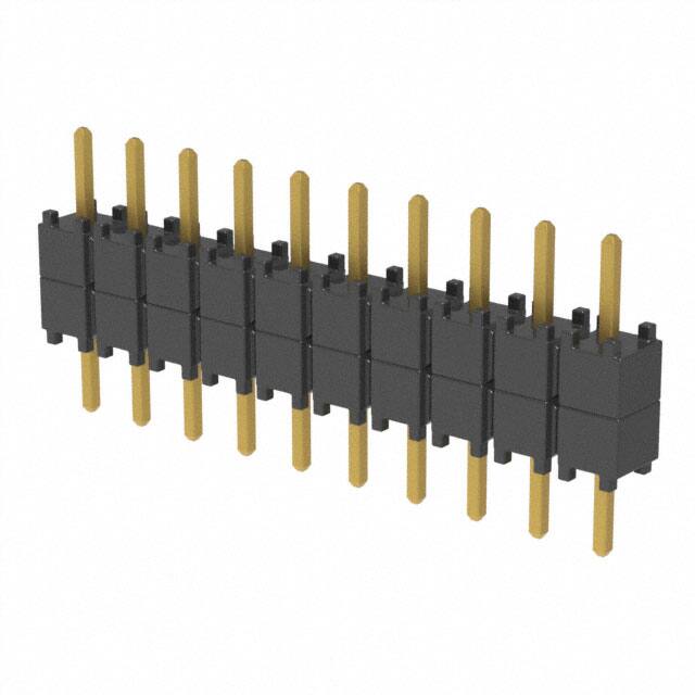 DW-10-07-G-S-200 CONN HDR 10POS 0.1 STACK T/H