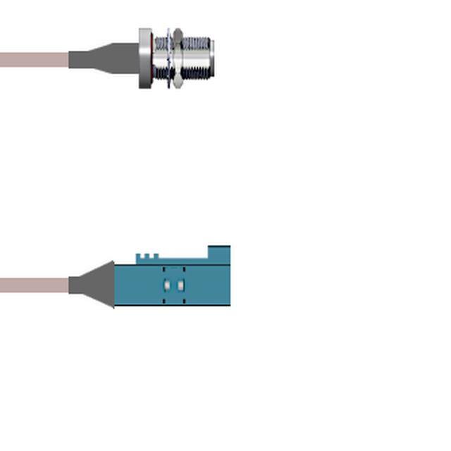 Q-1T05E0005009i CBL ASSY N-FAKRA JACK RG316 9"