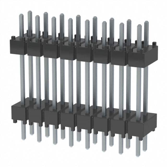 DW-08-10-T-D-500 CONN HDR 16POS 0.1 STACK T/H TIN