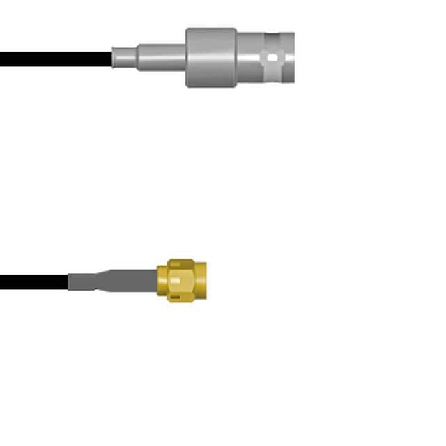 Q-0303B0003006i CBL ASY BNC-SMA J TO P RG174 6"