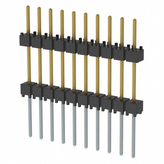 EW-10-12-L-S-500 CONN HDR 10POS 0.1 STACK T/H