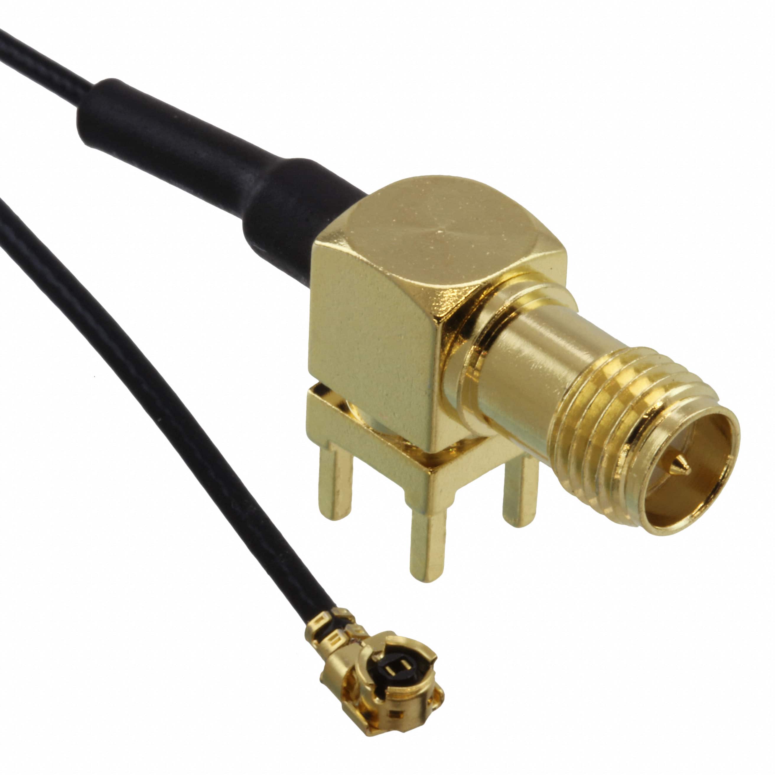 RFCBA161310SA6B301 CBL ASSY RP-SMA-UMCC 3.937"