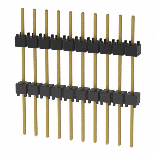 EW-10-12-G-S-500 CONN HDR 10POS 0.1 STACK T/H