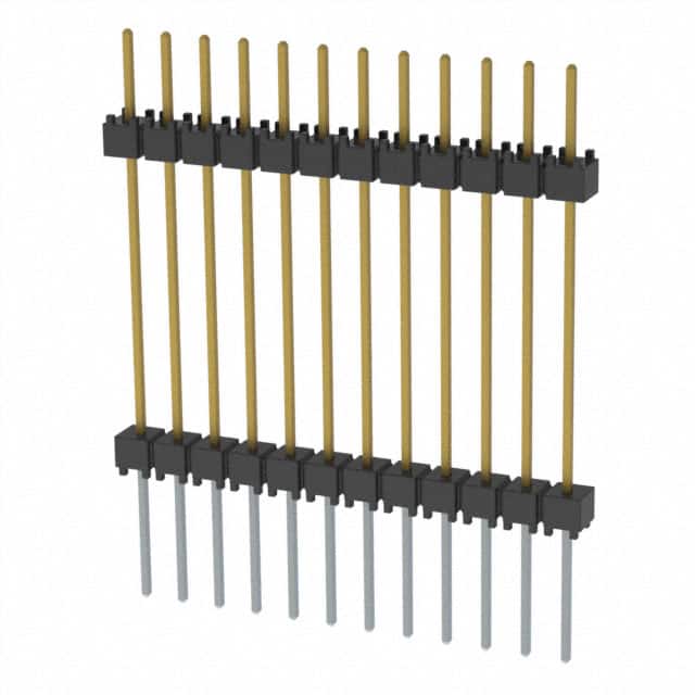 EW-12-14-L-S-900 CONN HDR 12POS 0.1 STACK T/H