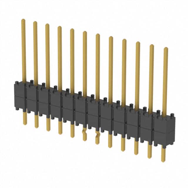 DW-12-09-G-S-200-LL CONN HDR 12POS 0.1 STACK T/H