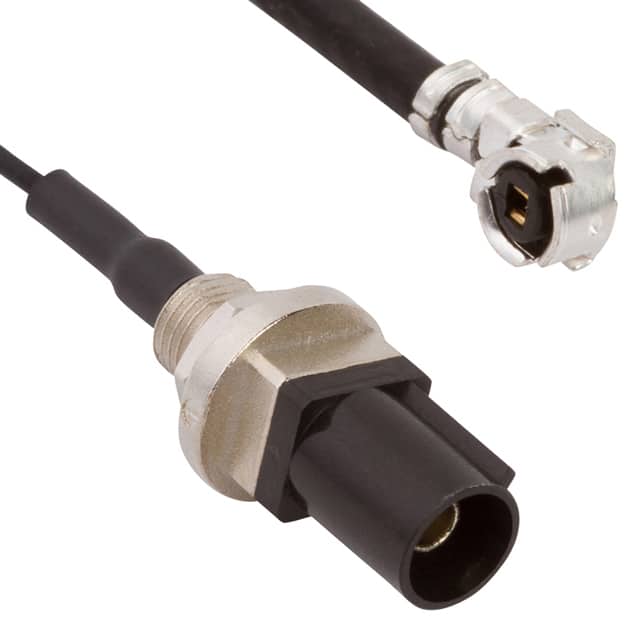 095-820-109-15A FAKRA BULKHEAD STRAIGHT PLUG, IP