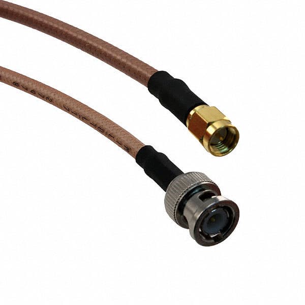 245101-07-12.00 CBL ASSY SMA-BNC PLUG RG142 12"