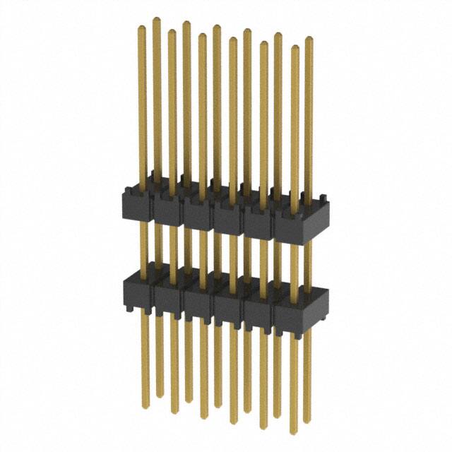 EW-06-13-G-D-400 CONN HDR 12POS 0.1 STACK T/H