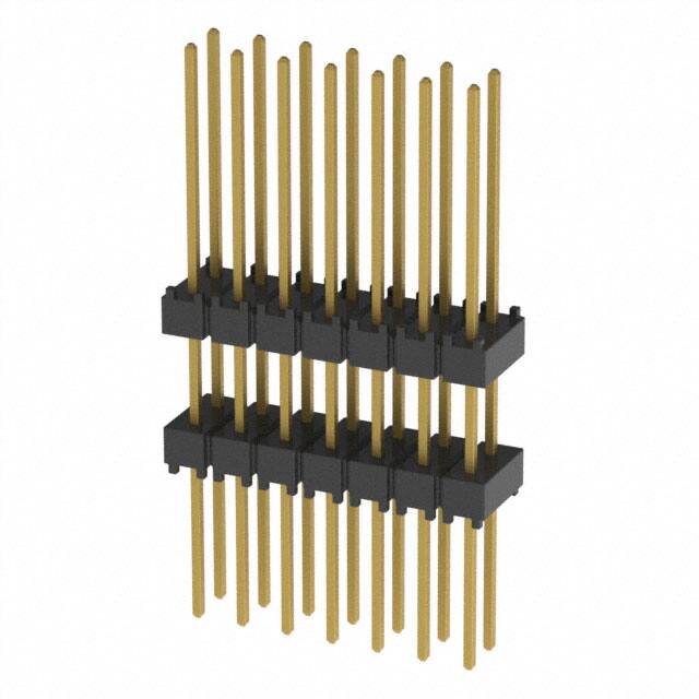 EW-07-13-G-D-400 CONN HDR 14POS 0.1 STACK T/H