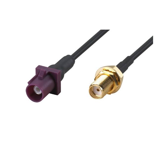 CAB.J05 CBL ASSY SMA-FAKRA RG174 3.937"