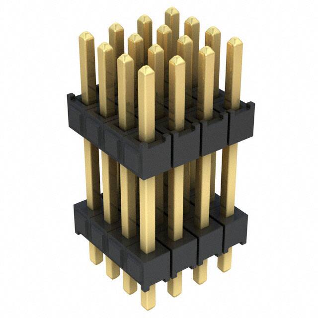 DW-08-12-G-D-665 CONN HDR 16POS 0.1 STACK T/H