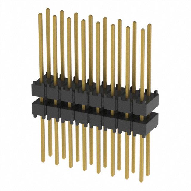EW-08-12-G-D-250 CONN HDR 16POS 0.1 STACK T/H