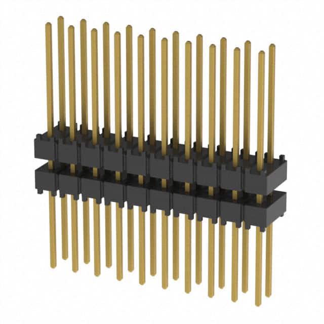 EW-10-12-G-D-250 CONN HDR 20POS 0.1 STACK T/H
