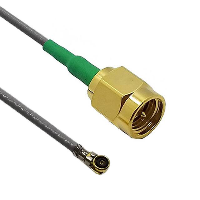 CB1.17LL-IPX4L-SAMGT-4IN I-PEX MHF4L - SMA PLUG 4"