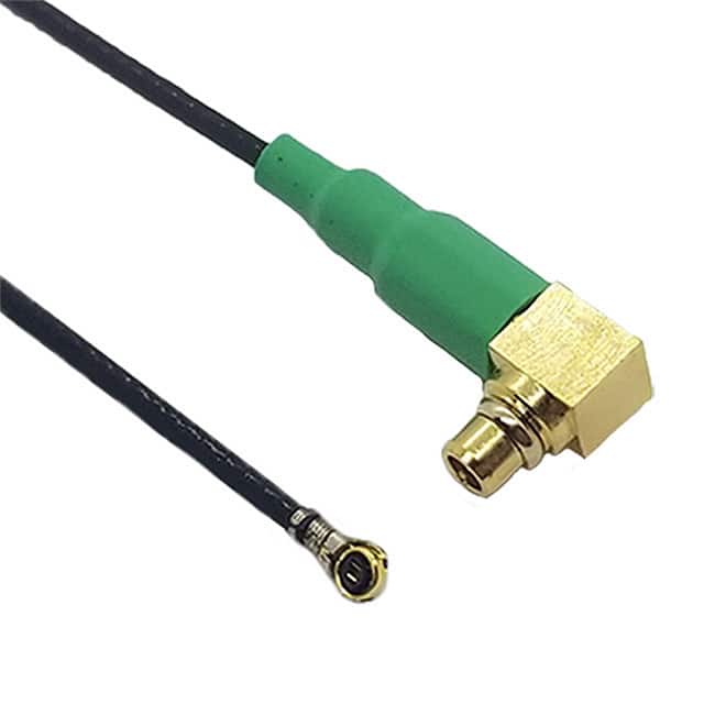CB1.13-IPX4L-MCLMGT-4IN I-PEX MHF4L - MMCX RA PLUG 4"