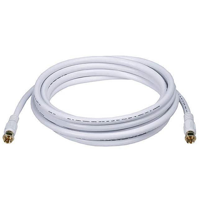 RG621012WF CBL ASSY F-TYPE PLUG RG6 12'