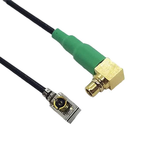 CB1.37-IPXLK-MCLMGT-4IN I-PEX MHF1 LK - MMCX RA PLUG 4"