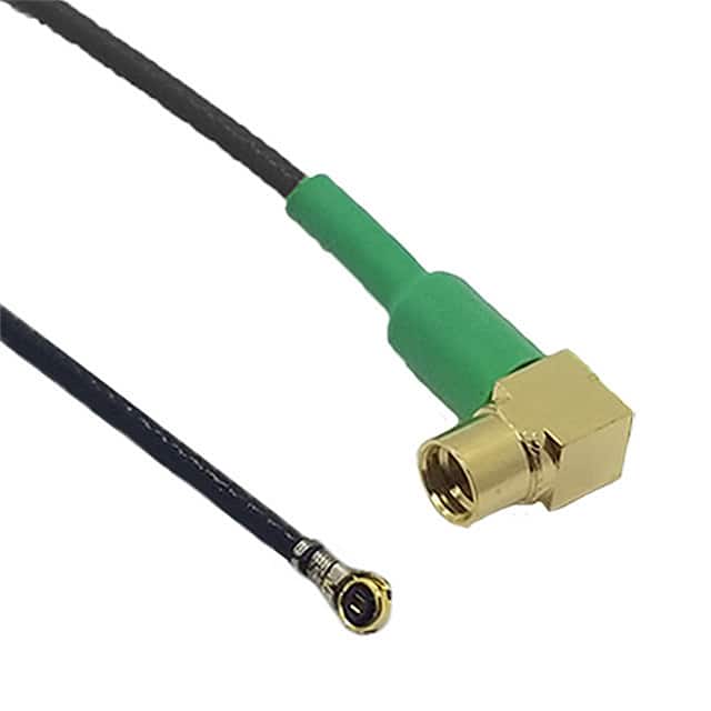 CB1.13-IPX4L-MCLFGT-8IN I-PEX MHF4L - MMCX RA JACK 8"