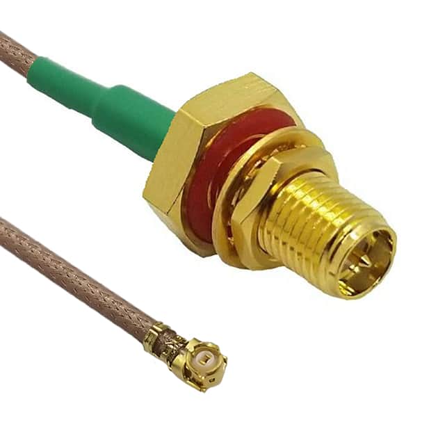 CBG-IPX-SARF3OGTX9-4IN I-PEX MHF1-RP-SMA BLKHD IP67 4"