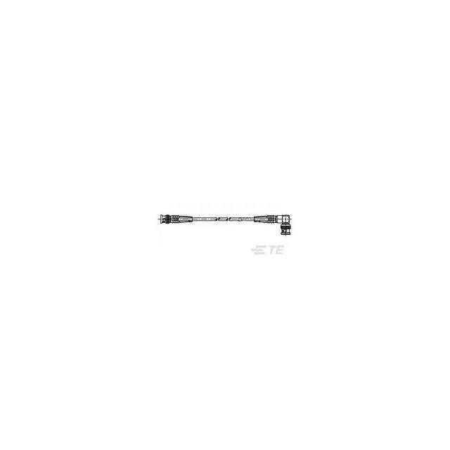 1337772-2 CBL ASSY BNC PLUG RG58C/U 19.69"