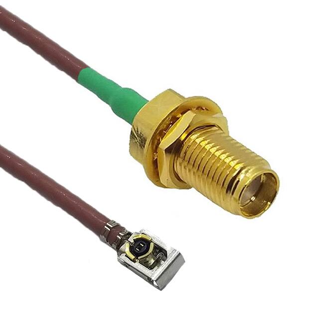 CBG-IPXLK-SAF3GT-8IN I-PEX MHF1 LK - SMA BLKHD 10"