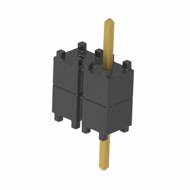 DW-02-07-G-S-200-001 CONN HDR 2POS 0.1 STACK T/H GOLD
