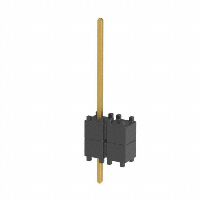 DW-02-09-G-S-200-002 CONN HDR 2POS 0.1 STACK T/H GOLD